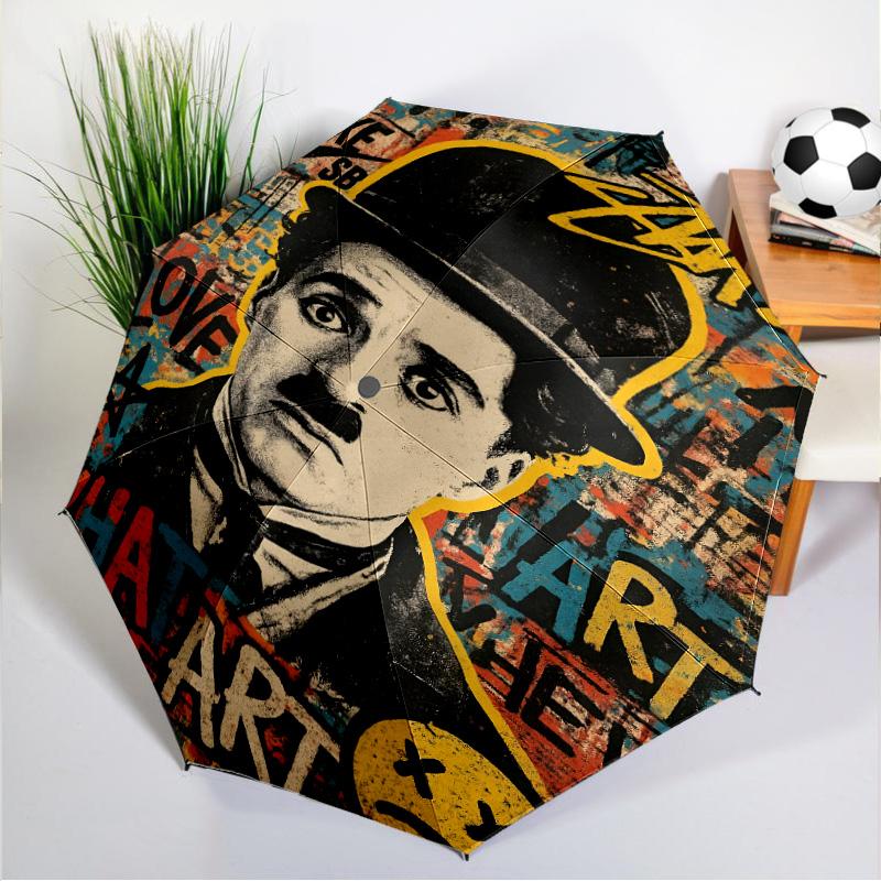Silent Laughter Charlie Umbrella 8-Frame for Travel, Camping, Casual Lightweight Portable Umbrella, Essential for Every Family Holidays Gift