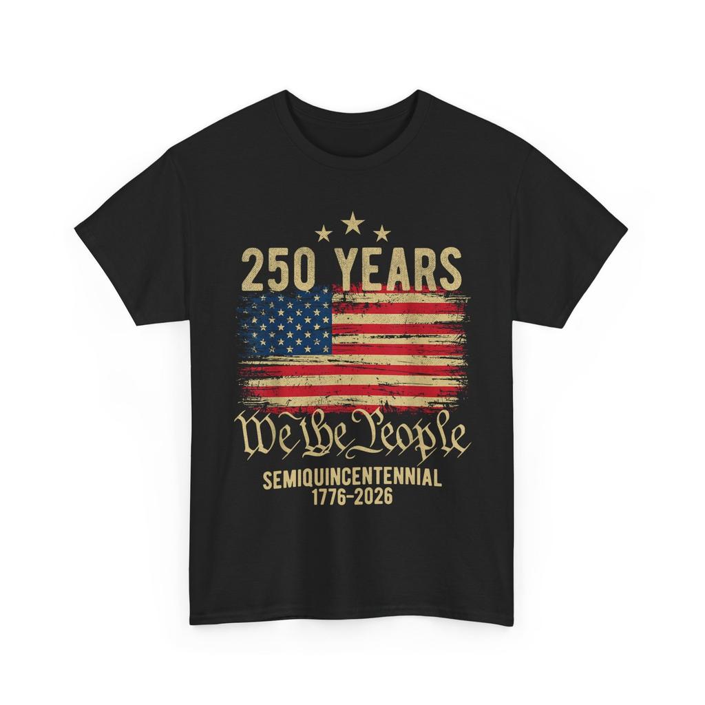 250 Years Anniversary US Flag Shirt, 250 Years We The People July 4th Shirt