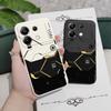 Золотой Чехол для Телефона с Механизмами для Xiaomi Poco F8 F7 X7 X6 F6 M6 M5 M5S F5 X5 F4 X4 M4 F3 X3 Ultra Pro GT Силиконовый Чехол