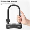 Сверхпрочный U-образный велосипедный замок, антипорезной велосипедный замок из легированной стали с монтажным кронштейном, комбинированный велосипедный замок для электровелосипедов, мотоциклов