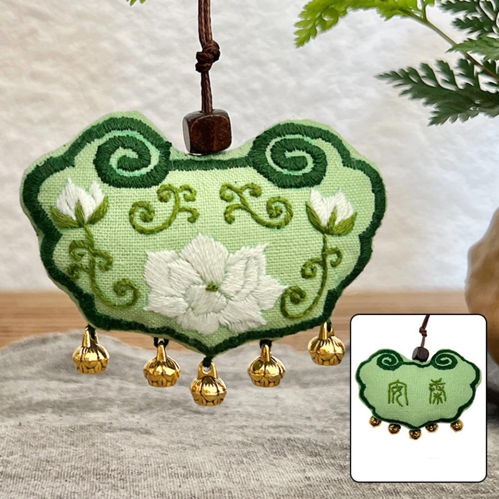 Handmade Embroidered Lucky Bag DIY Kits Hand-stitched Embroidery Set  Beginner