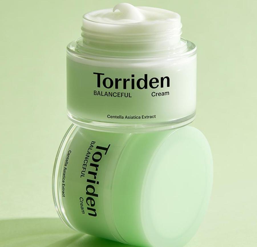 TORRIDEN Сбалансированный успокаивающий набор (Крем Cica + Очищающая пенка + Тоник)