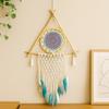 Dream Catcher Macrame Evil Eye Large White Turquoise