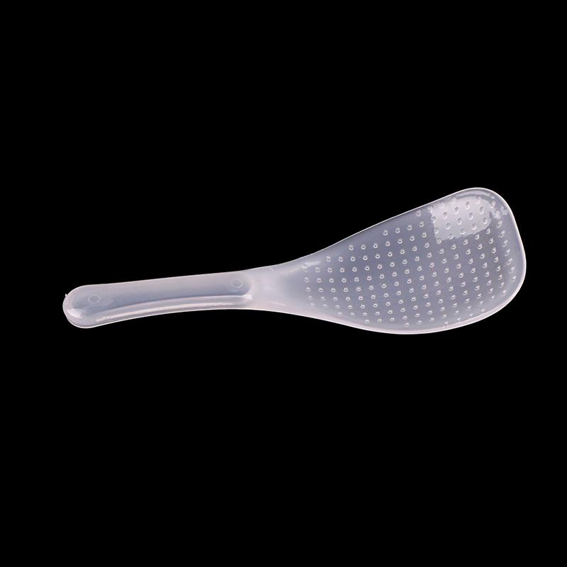 2 шт. кухонные антипригарные ложки для риса, ручные ложки для роллов, прозрачные пластиковые ложки для еды