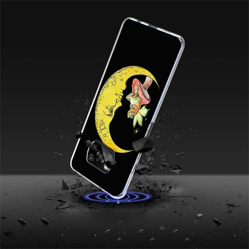 Cottagecore Frog Mushroom Kawaii Case Phone Cover for Xiaomi Redmi Note 10 9 9S 8 8T 7 5 Pro Mi 12T 11T 10T 9T 12 11 Lite A3 A2
