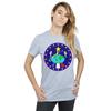 NASA Womens/Ladies Classic Globe Astronauts Cotton Boyfriend T-Shirt