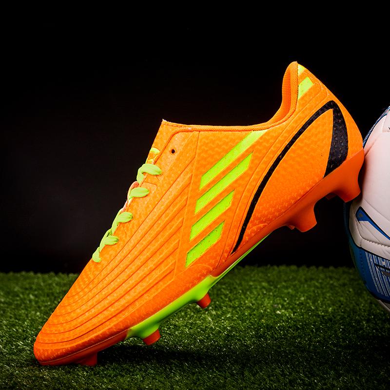 Men's/Women's Lawn Training AG Football Shoes Children's Teenager Sports Shoes Long Nail Wear Resistant Anti Slip Football Boots