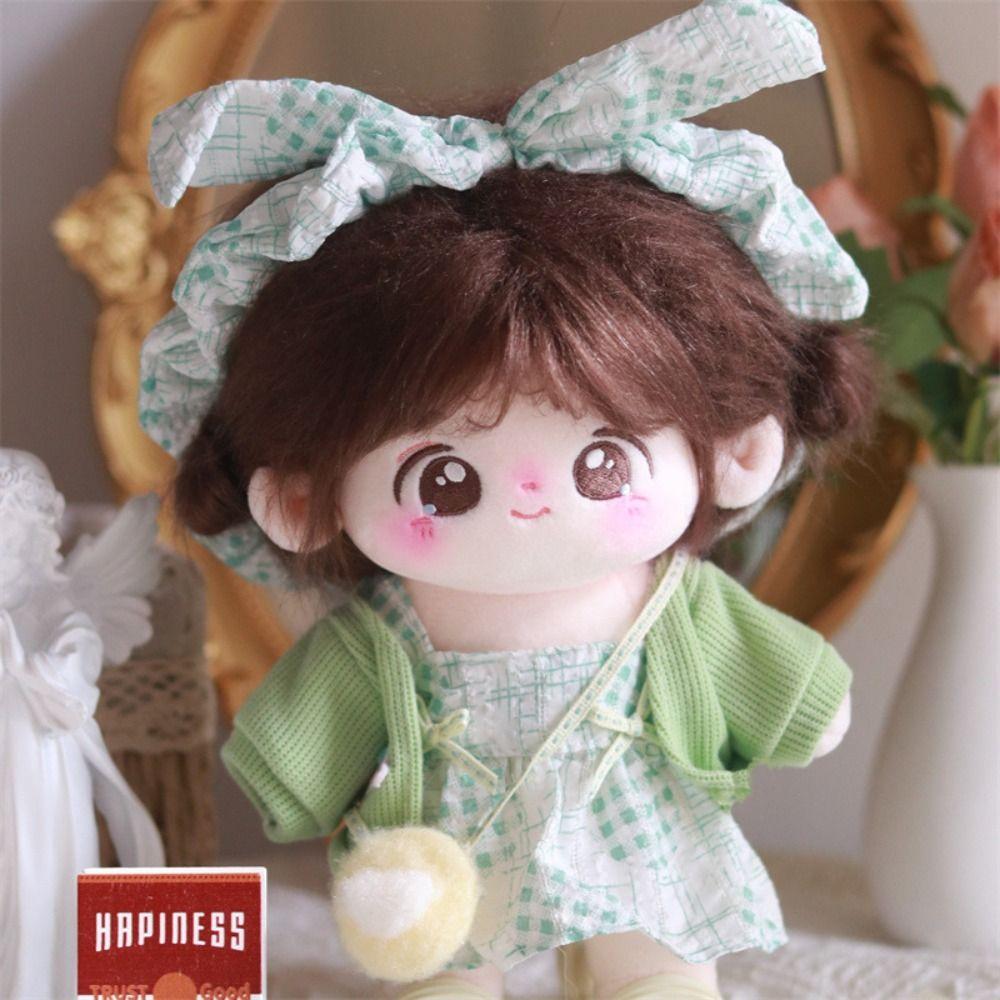 Мультяшная хлопковая кукла 20 см Набор одежды для кук Аксессуары для кукол BJD Одежда для кукол Косплей Реквизит Подарок Платье феи Детские игрушки