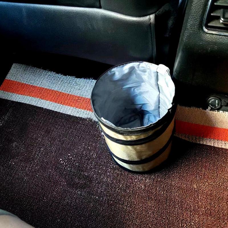 Новый автомобильный мусорный складной водонепроницаемый портативный автомобильный мусорный бак, всплывающая складная корзина для мусора, интерьер автомобиля