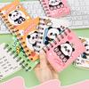 1pcs Kawaii Chubby Panda Cartoon A7 Coil Notebook 80 Pages Pocket Notepad Office School Learn Supplies Mini Kawaii Diary Journal