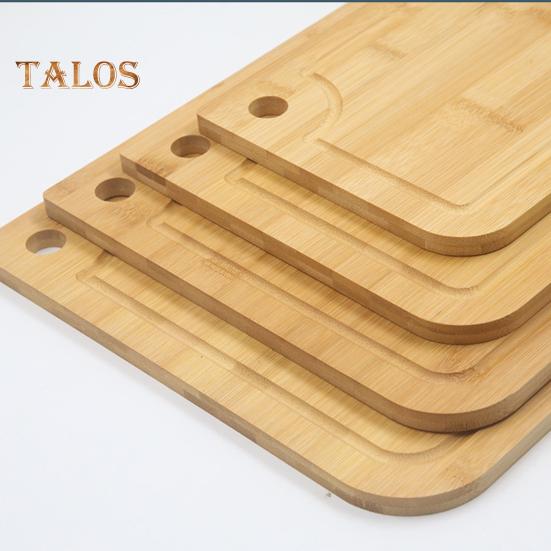 Bamboo Cutting Boards for Kitchen Double-Sided Chopping Board Large Multi-Functional Fruit Cutting Board for Meat Vegetables Charcuterie Board And