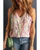 Floral Print Spaghetti Straps Tank Top