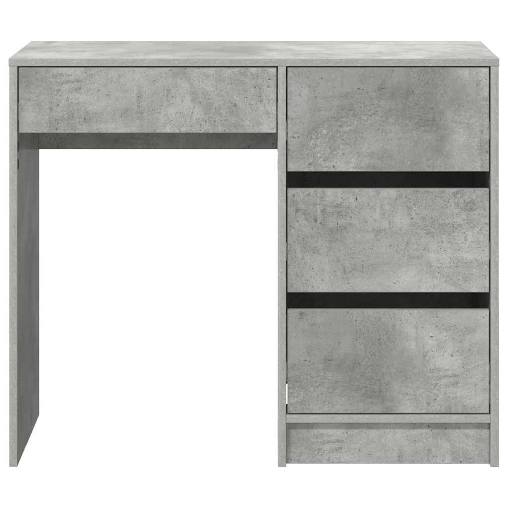 Concrete Grey Desk 90 x 37.5 x 75 cm Engineered Wood