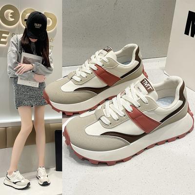 Осенние кроссовки Форрест Гамп новая корейская версия ins студентки спортивные беговые повседневные кроссовки обувь на платформе