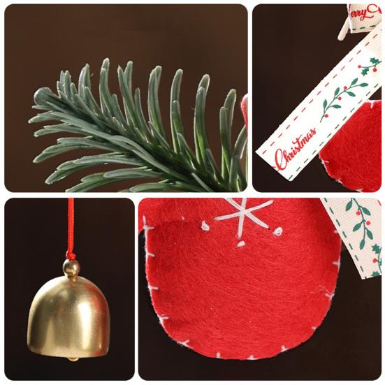 Рождественское украшение Маленький сапожок Варежка Санта Снеговик Пряничный человечек Подвесное украшение на елку Праздничный декоративный кулон для автомобиля для декора стен и дверей