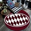 Bayern Munich pattern round rug,Carpet Rug for Living Room Bedroom Playroom ,Non-slip Floor Mat,Holiday Gifts and Birthday Gifts.