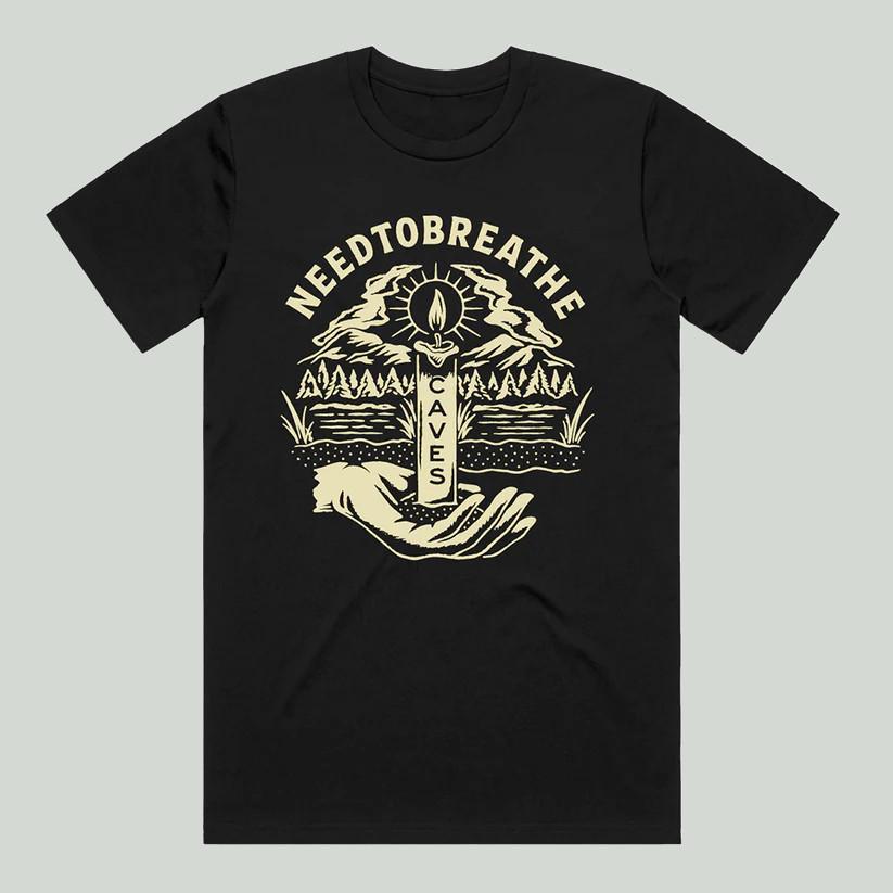 NEW Needtobreathe Band Short Sleeve Cotton Black T Shirt JU1048