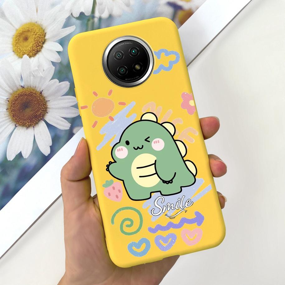 For Xiaomi Redmi Note 9T Note 9 5G Case Fashion Flower Shockproof Silicone Soft Matte Phone Cover For Xiomi Redmi Note 9T Fundas