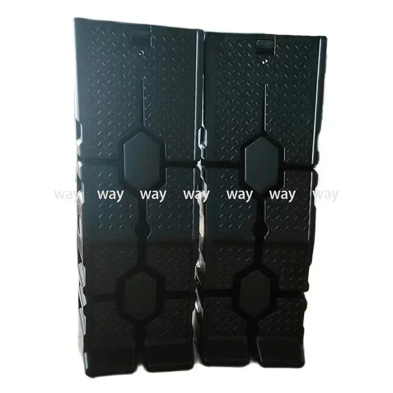 1 пара черных сверхпрочных автомобильных рамп 2500 кг, длинные противоскользящие рабочие рампы, инструменты для смены масла, ремонта и технического обслуживания автомобиля