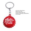 Cola Design Keychain Bottle Opener Multifunctional Corrosion-Resistant Keychain Beer Opener Key Tag Chain Ring Accessories for Everyday Carry