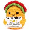 Funny Handmade Positive Poo Doll With Card Home Decoration Knitted Poo Christmas Doll Ornament Room Decor Christmas Party Gifts