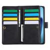 For iPhone 17 Pro Max Case Split Leather Magnetic Wallet Phone Protector with Wrist Strap