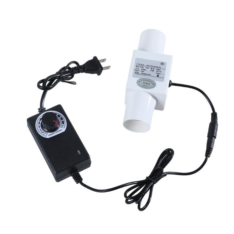 Встраиваемый канальный вентилятор с регулятором скорости 12 В Вентиляционный вытяжной вентилятор Канальный вентилятор для нагрева воздуха Охлаждающий бустер