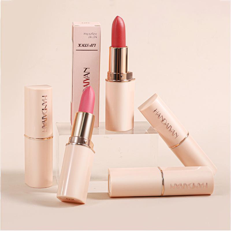 HANDAIYAN 8 Nude Velvet Lipstick Sexy Charm Texture Lipstick Водостойкая антипригарная матовая помада для губ