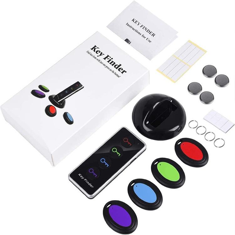 Wireless Key Finder, Tracker for Phone and Keys, Anti-Loss Device, White, 1 Pack