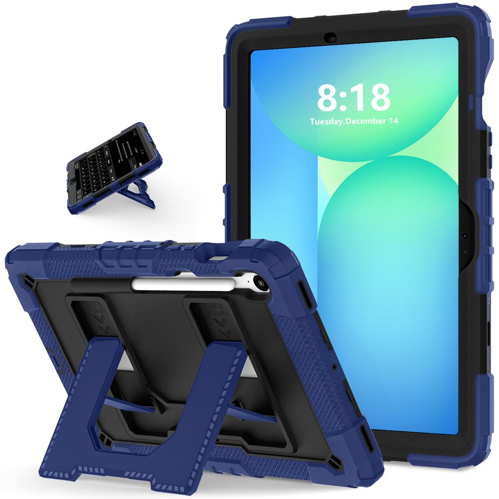 Чехол-подставка для Samsung Tab S10 Lite S9 FE Tab A11 A9 Plus A9+ A11+ Чехол для планшета Прочный Толстый Ударопрочный Жесткий Чехол