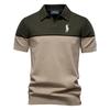 Polo Ralph Lauren Summer Pony Embroidered New Men's Short Sleeved Knitted Polo Shirt Color Blocked Collar Casual Polo Men