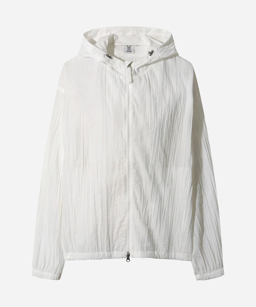 Dod Gencle Pleated Hooded Jacket (Off White 2)