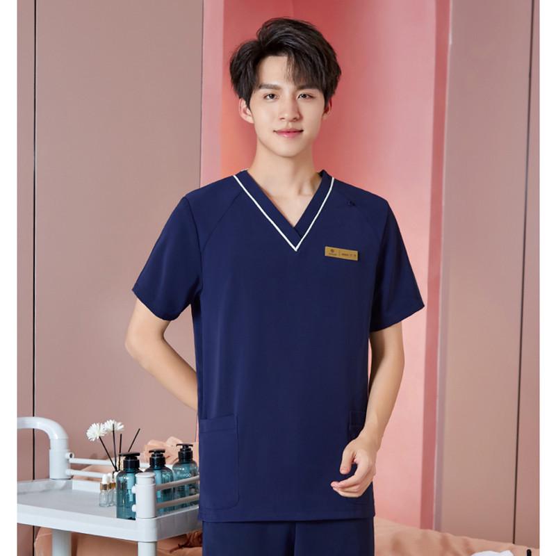 Unisex High-End Spa & Sauna Uniform Set for Beauty Technicians and Postpartum Recovery Specialists.