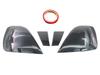 Smoked Tail Light Covers for Crown Majesta Compatible with Crown Majesta and UZS 186/187 [SMO-REA-123], 180/18, UZS186/187/186, 12667.
