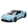 1/22 Maserati MC20 Cabrio Sport Car Model Toy Alloy Diecast Metal Simulation Sound Light 4 Door Opend Vehicle Model Kid Toy Gift