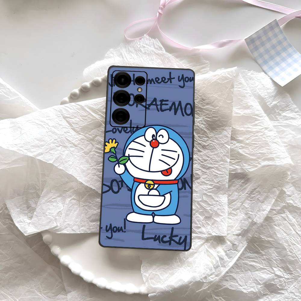 Мультяшный чехол для телефона с Дораэмоном для Samsung S 24 Fe 25 Ultra Plus 20 Lite 21 30 22 23 24 22 Ultra 5G Fundas