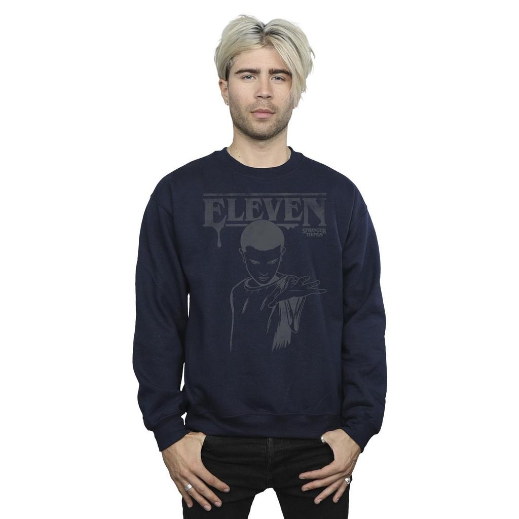 Netflix Mens Stranger Things Dark Eleven Sweatshirt