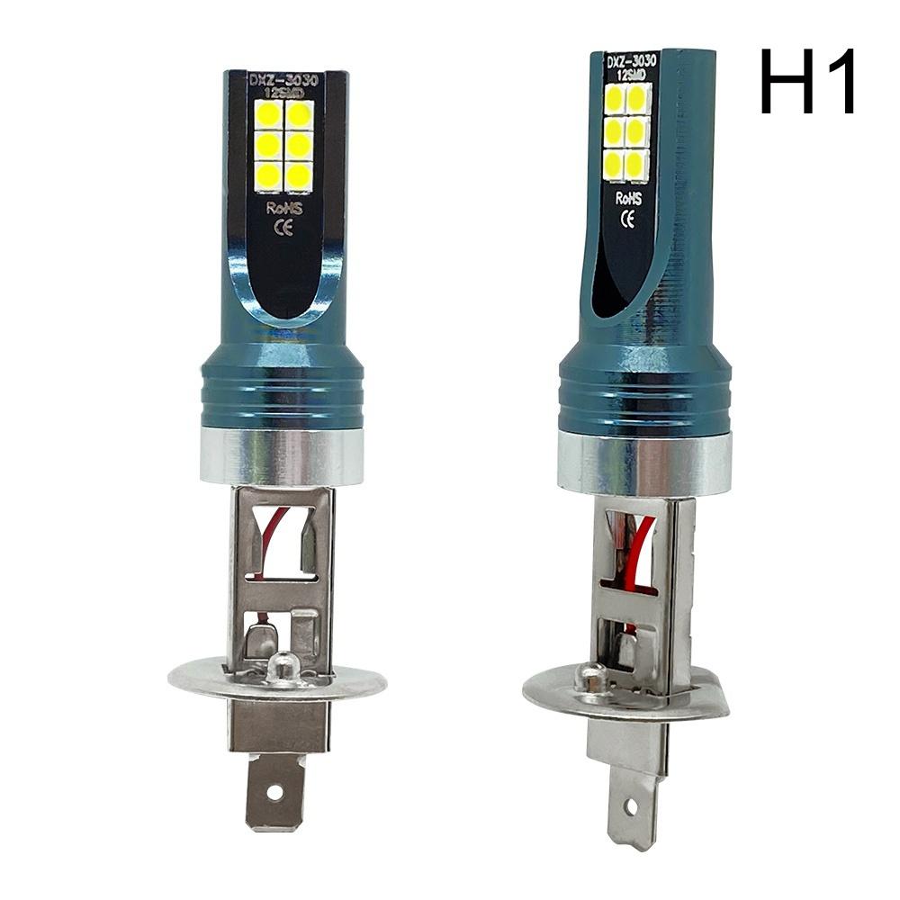 2Pcs Fog Lights 30SMD H1 H3 H8 H9 H11 LED Car Light Auto H1 H3 H8 H9 H11 Auto Fog Lamps 9005 9006 HB3 HB4 Light 12v 24V 80W