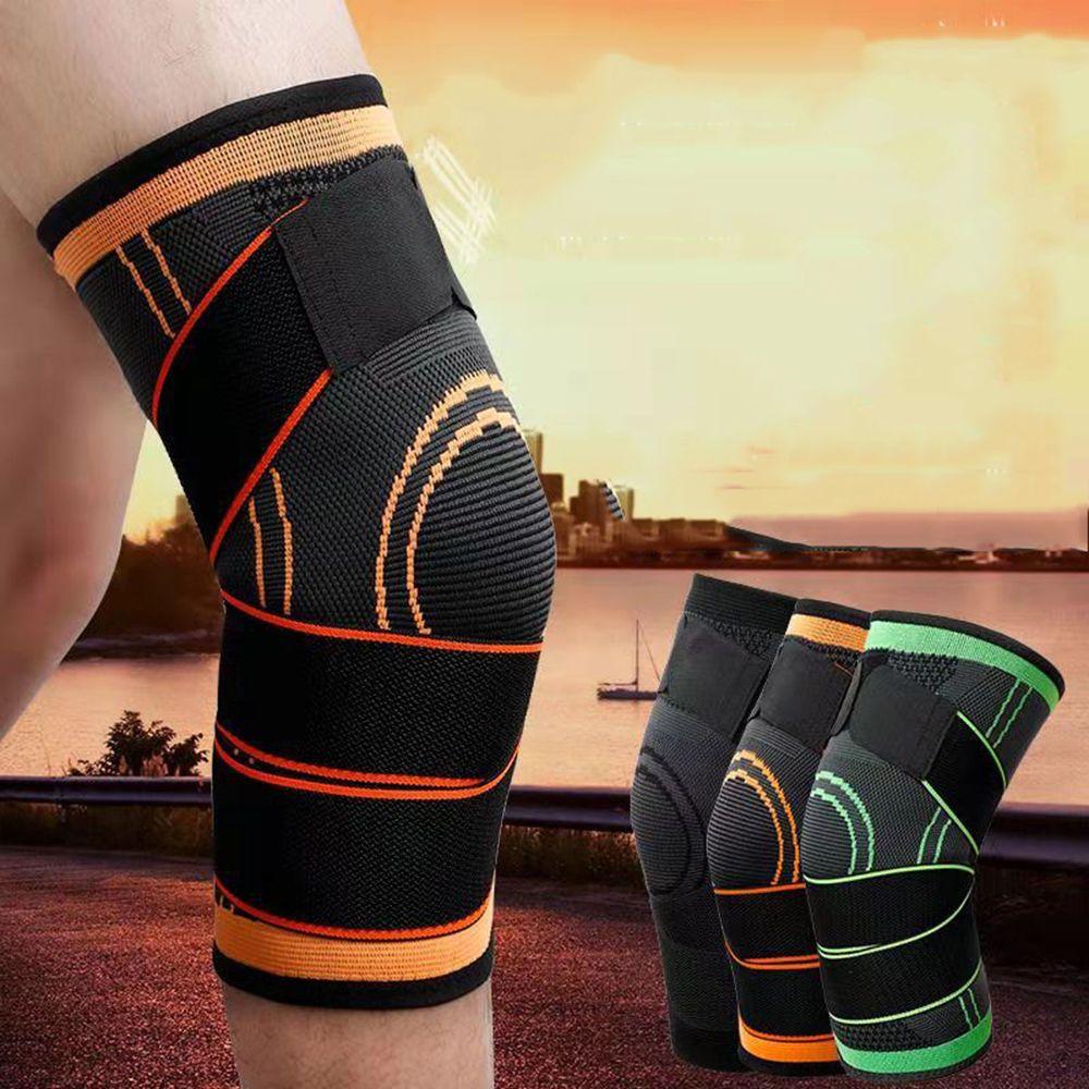 Male Nylon Protective Adult Elastic Knee Pad Compression Knee Pad Knee Sleeve Sports Knee Support