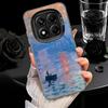 Claude Monet Oil Painting Soft Phone Case for Xiaomi Redmi Note 13 14 15 Pro Plus 12S 12 11S 11 11T 10S 10 Shockproof Cover Back