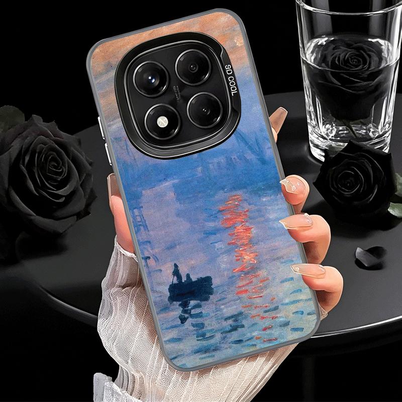 Claude Monet Oil Painting Soft Phone Case for Xiaomi Redmi Note 13 14 15 Pro Plus 12S 12 11S 11 11T 10S 10 Shockproof Cover Back