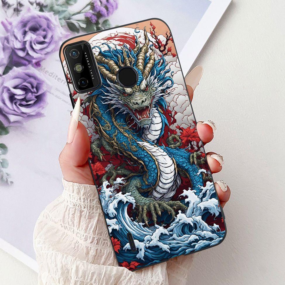 For Tecno Spark 6 Go KE5j KE5k Case For Tecno Spark Go 2020 KE5S Cover Silicone Cute Fashion Flowers Funny Painted Back Cover
