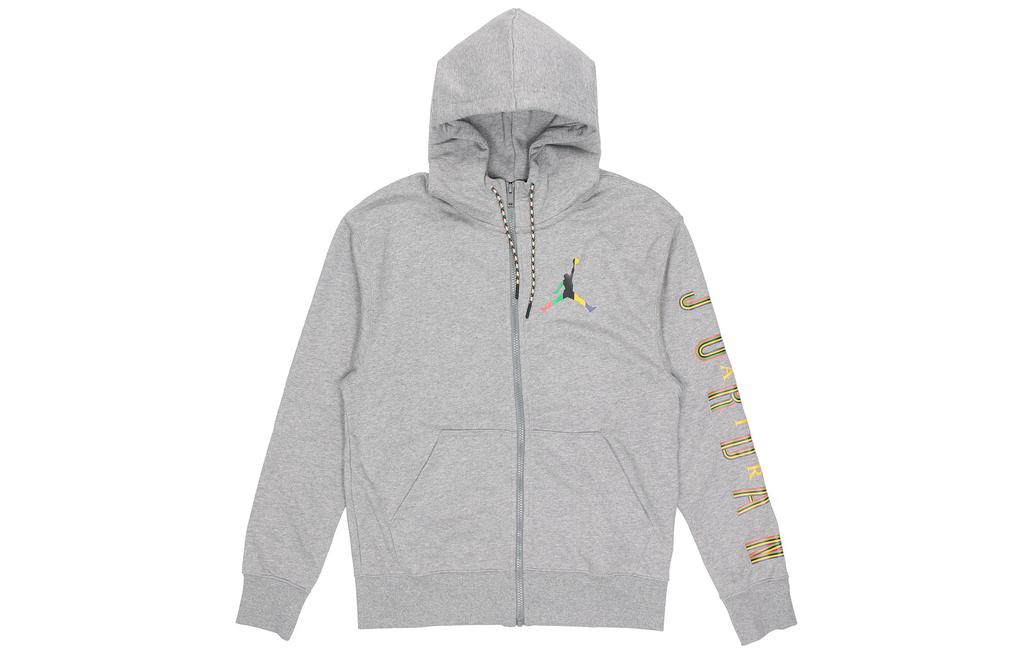 Jordan Jackets Men's Gray Hooded Moderate Other CZ5429-091
