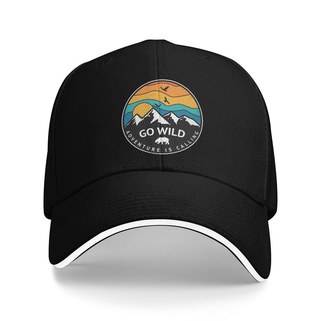 Personalized Mountain Camping Adventure Camper Baseball Cap Hip Hop Unisex WoUnisexs Adjustable Dad Hat Autumn Snapback Caps