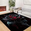 1 шт. Ковры для гостиной с узором «Розы», Кухонные коврики, Нескользящие домашние придверные коврики, Поп-арт, Коврик для ванной, Ковер для дома, Декор для раковины, Прачечной