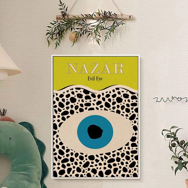 Abstract Eye Shape Hand Moon Quote High Quality Printing and Posters Vintage Wall Art Canvas Painting Living Room HomeDecoration