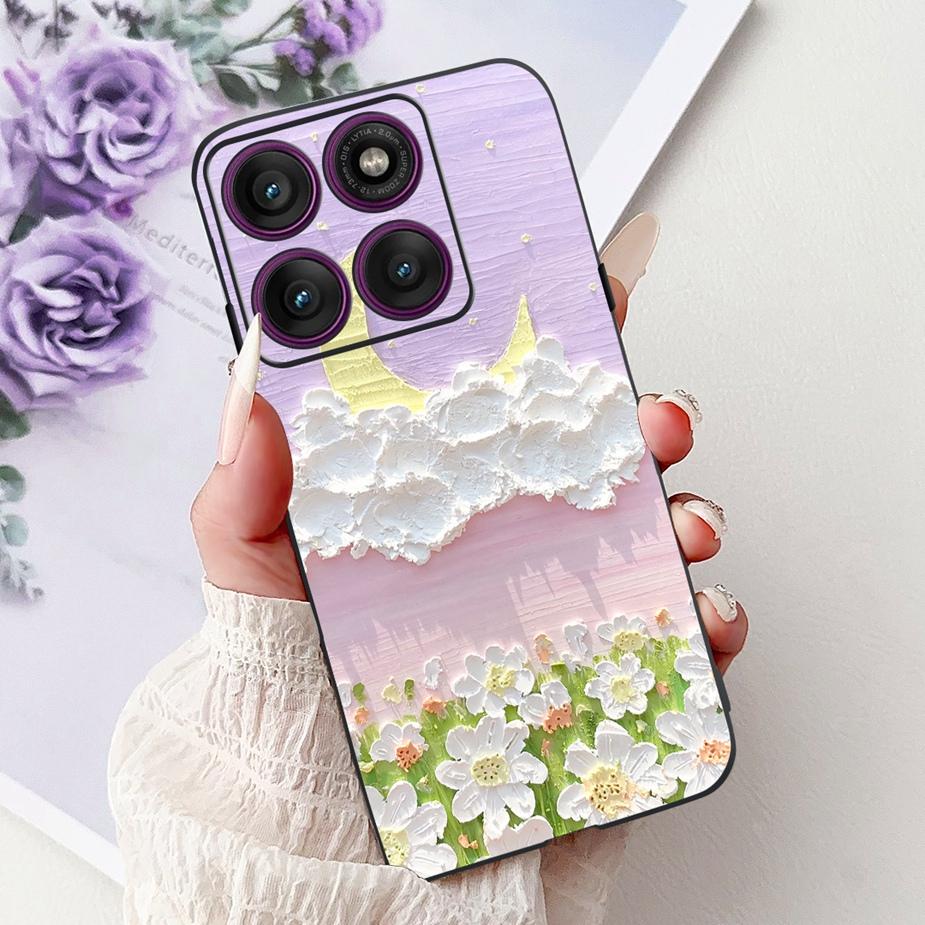 Чехол для Motorola Edge 60 Pro XT2507-1 Милый Модный Расписной Чехол Мягкий ТПУ Чехол для Телефона Для Motorola Edge 60 Fusion Edge60 S