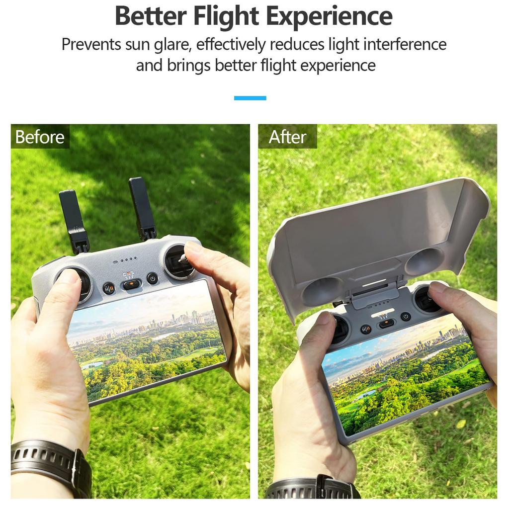 FPVtosky Mini 4 Pro RC 2 Солнцезащитный козырек Защитная крышка 2 Защитные пленки для экрана Веревка для крепления Подходит для mavic Mini 4 3 Пульт RC 2 Аксессуары