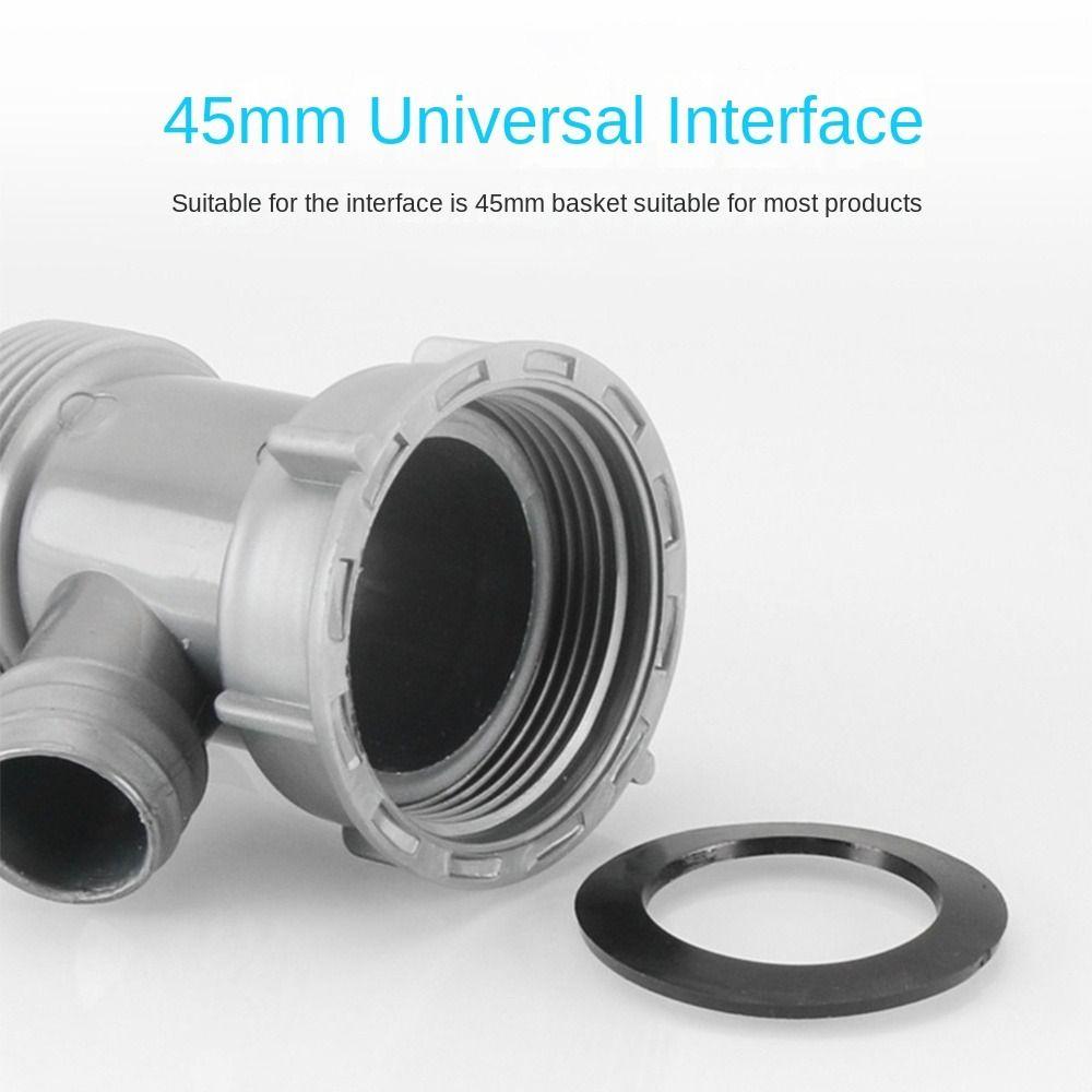 1/2Pcs Y Shaped Sewer Branch Connector with Rubber Sheet Sink Pipe Accessories  Kitchen Bathroom