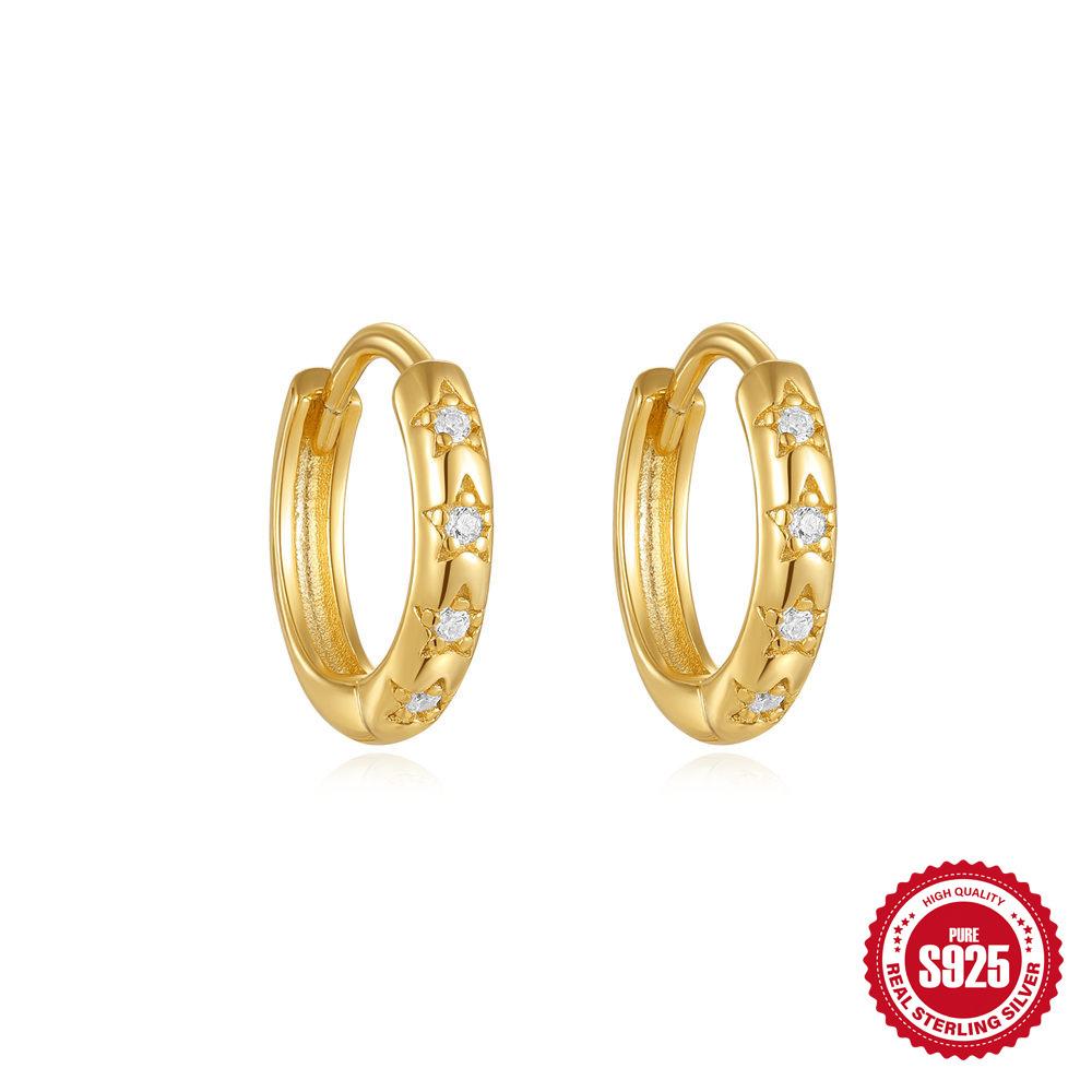 Модные серьги-капли из стерлингового серебра 925 пробы с бриллиантами для повседневной носки, простые серьги-твисты с бриллиантами, серьги, серьги, женские